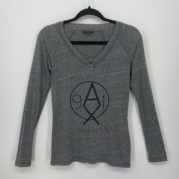 Armani Exchange Henley Shirt - Picture 1 of 2